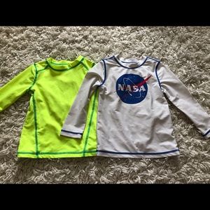 Two Swim Shirts/ Rashguards